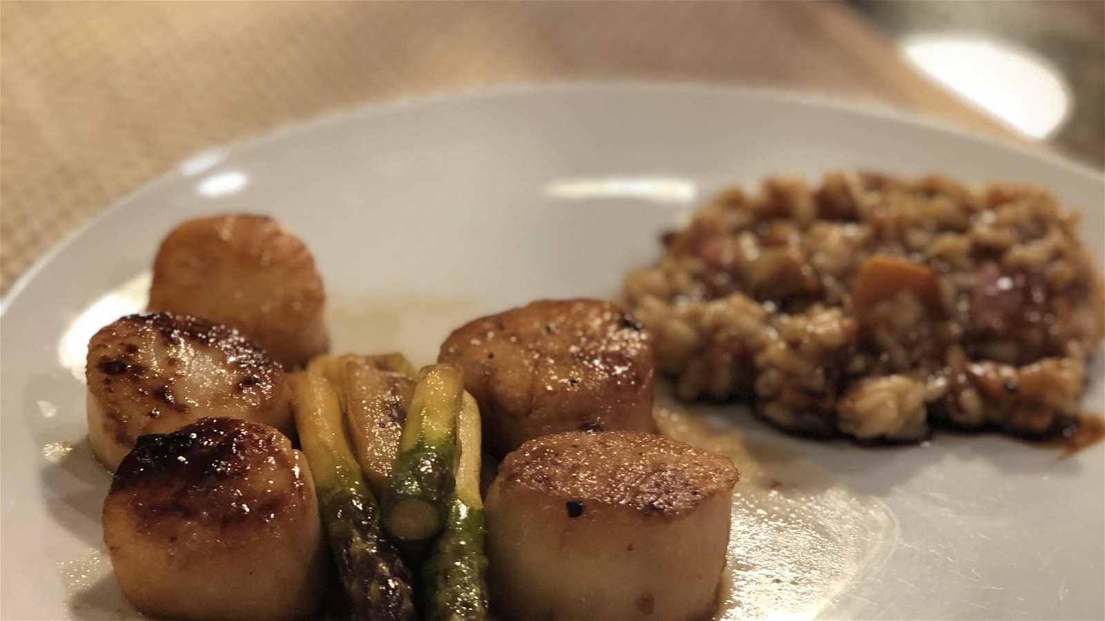 Image of Asparagus and Scallops