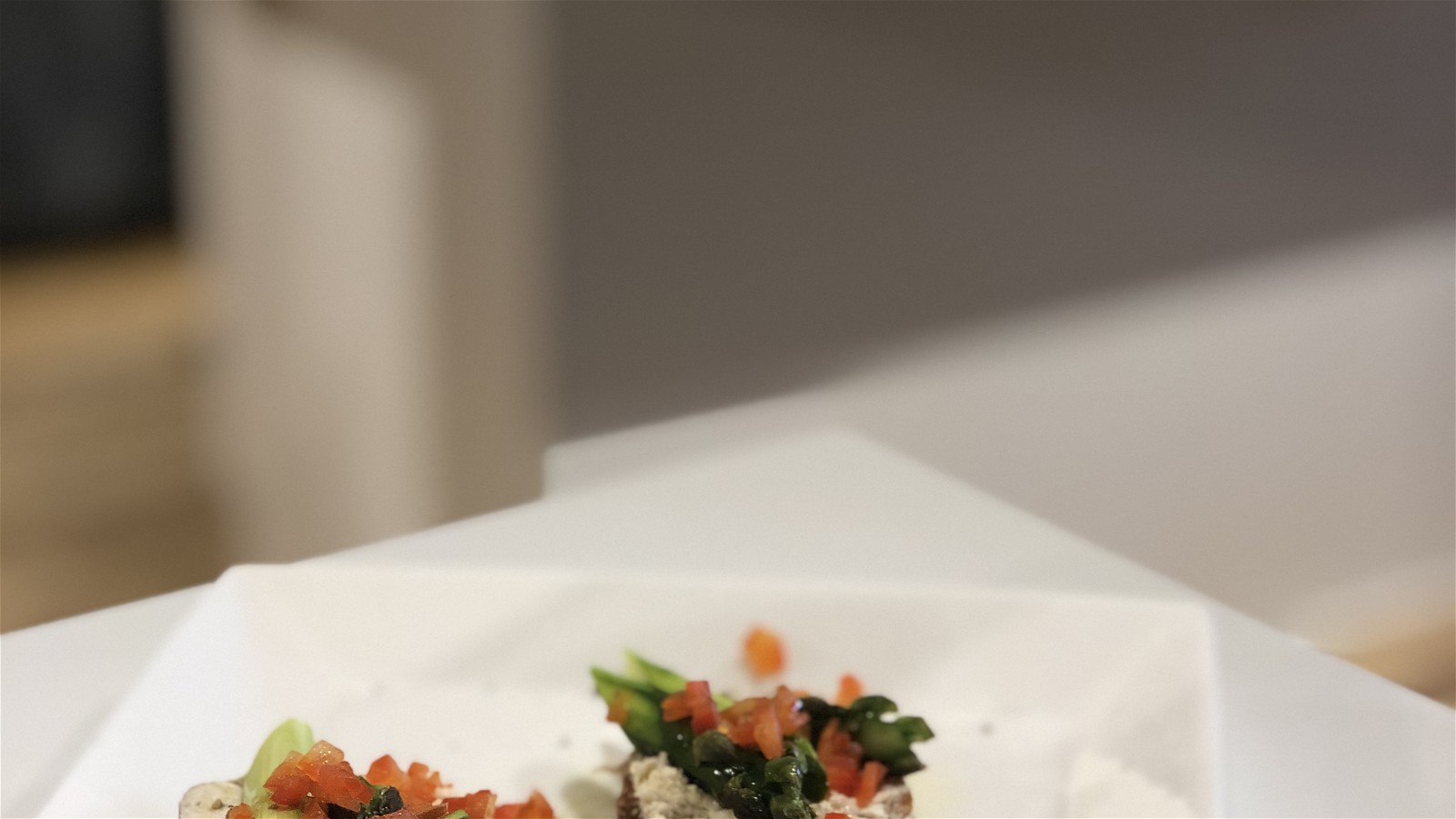 Truffled Asparagus Crostini