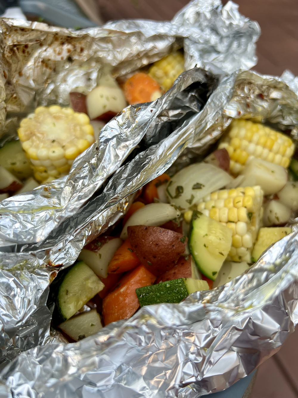 Herbed Vegetable Foil Packets