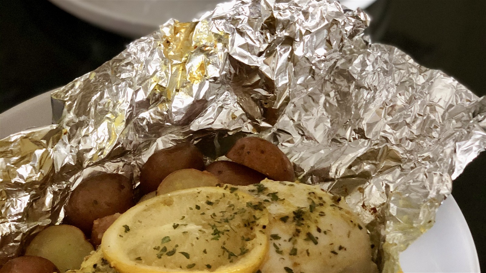 Lemon Chicken in Foil Packets