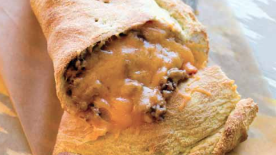 Bacon Cheeseburger Calzone