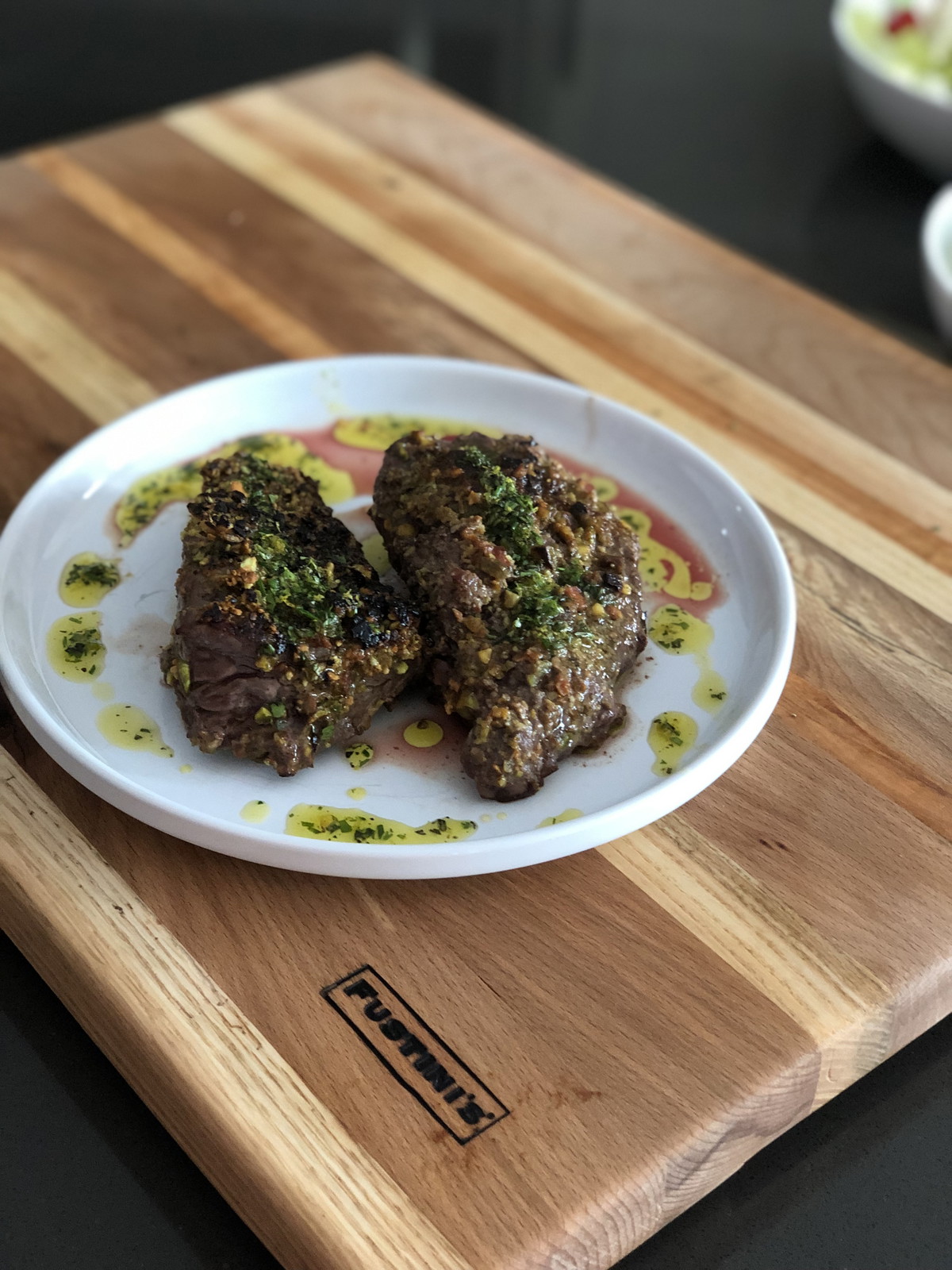 Pistachio Crusted Beef Tenderloin