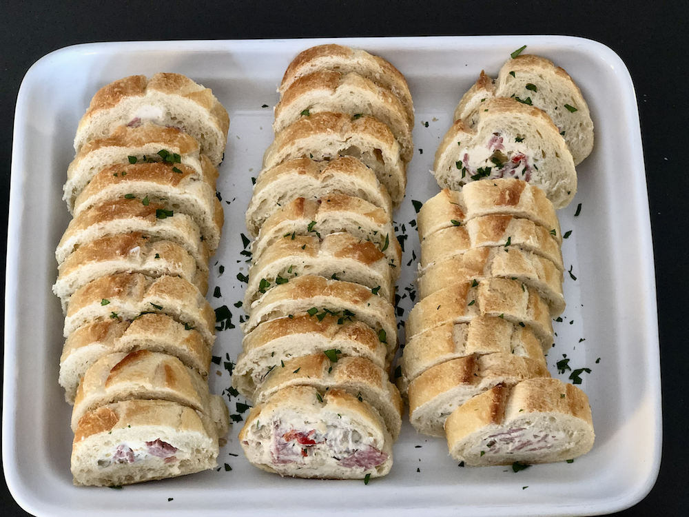 Italian Herb Stuffed Baguette