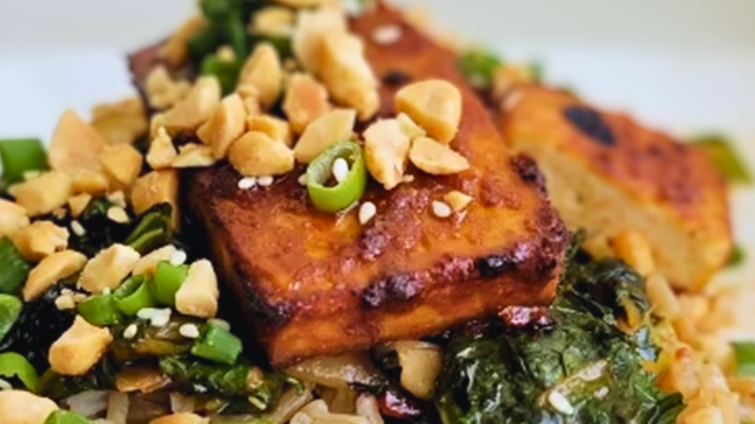 Image of Spicy Peanut Tofu with Bok Choy