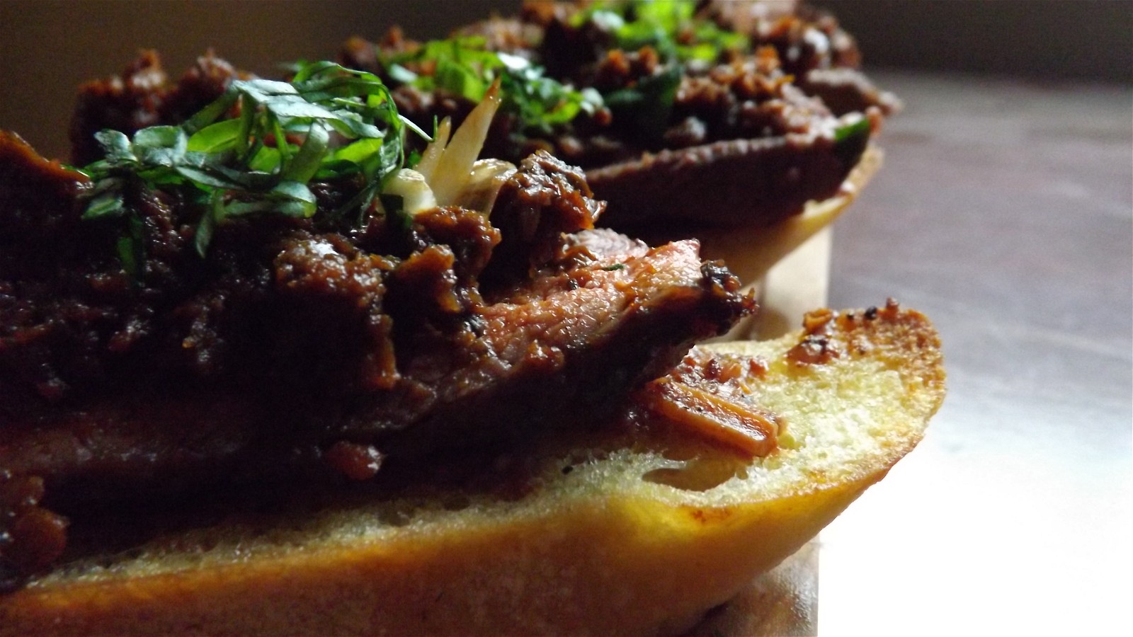 Beef Tenderloin Crostini