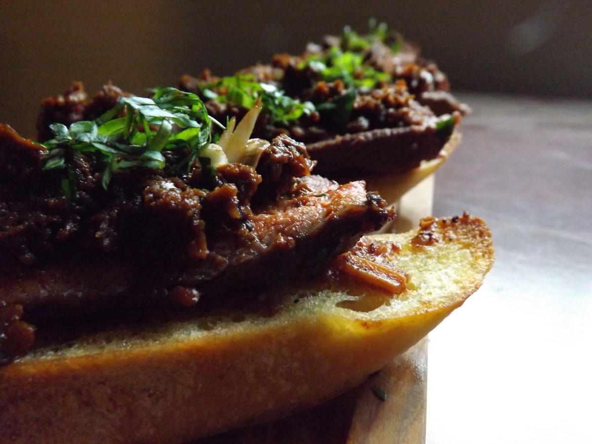 Beef Tenderloin Crostini