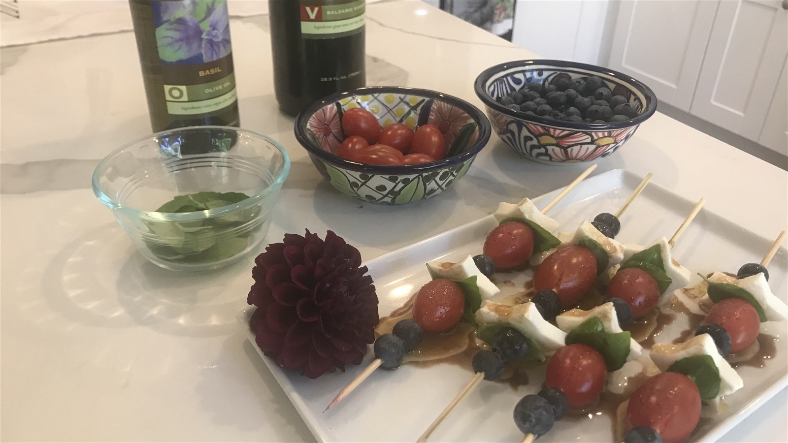 Blueberry Caprese