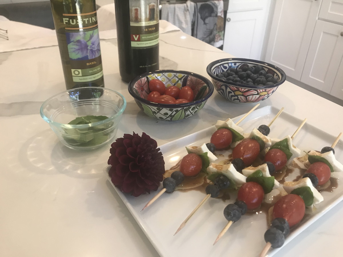 Blueberry Caprese
