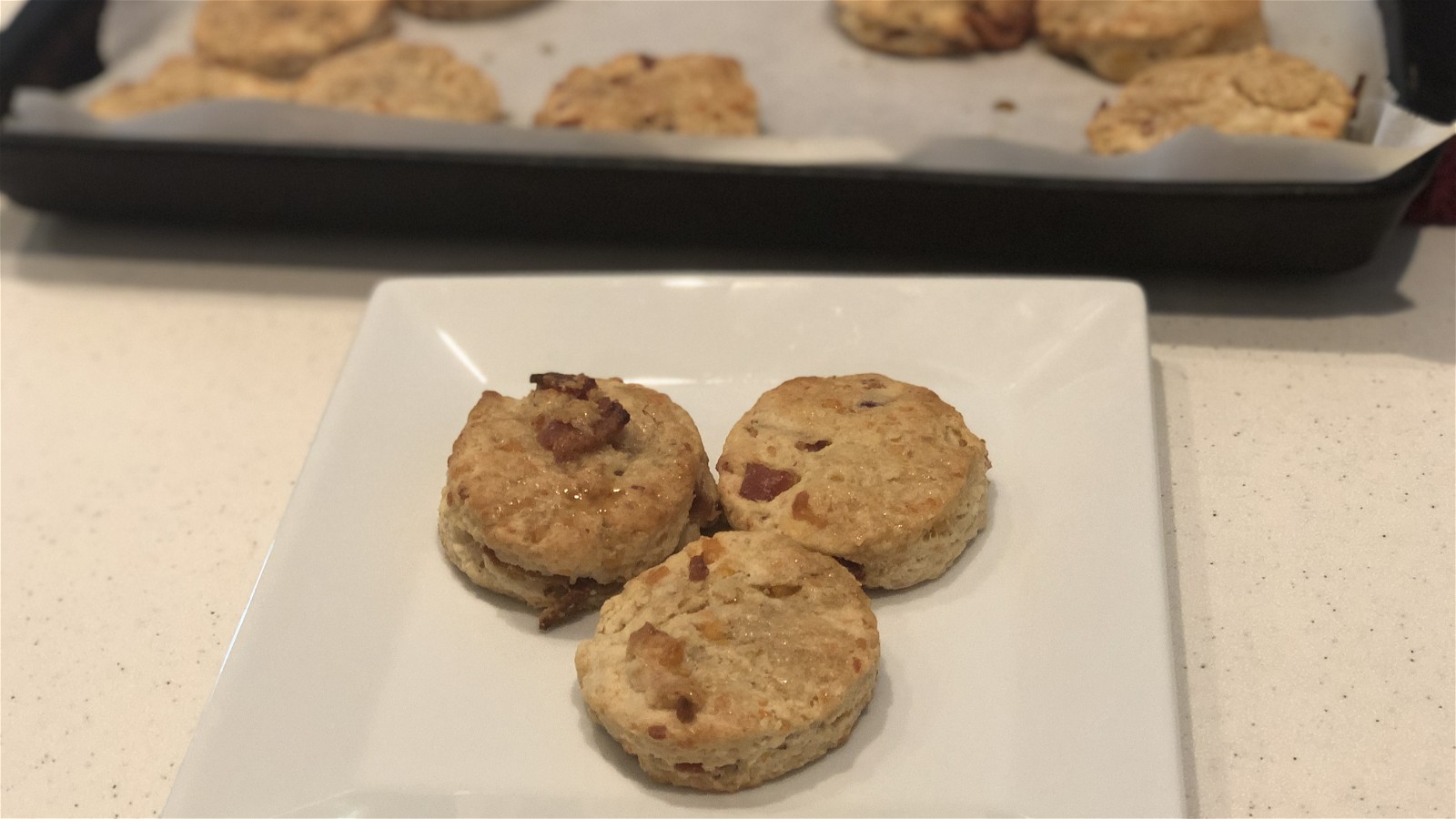 Image of Maple Bacon Cheddar Biscuits