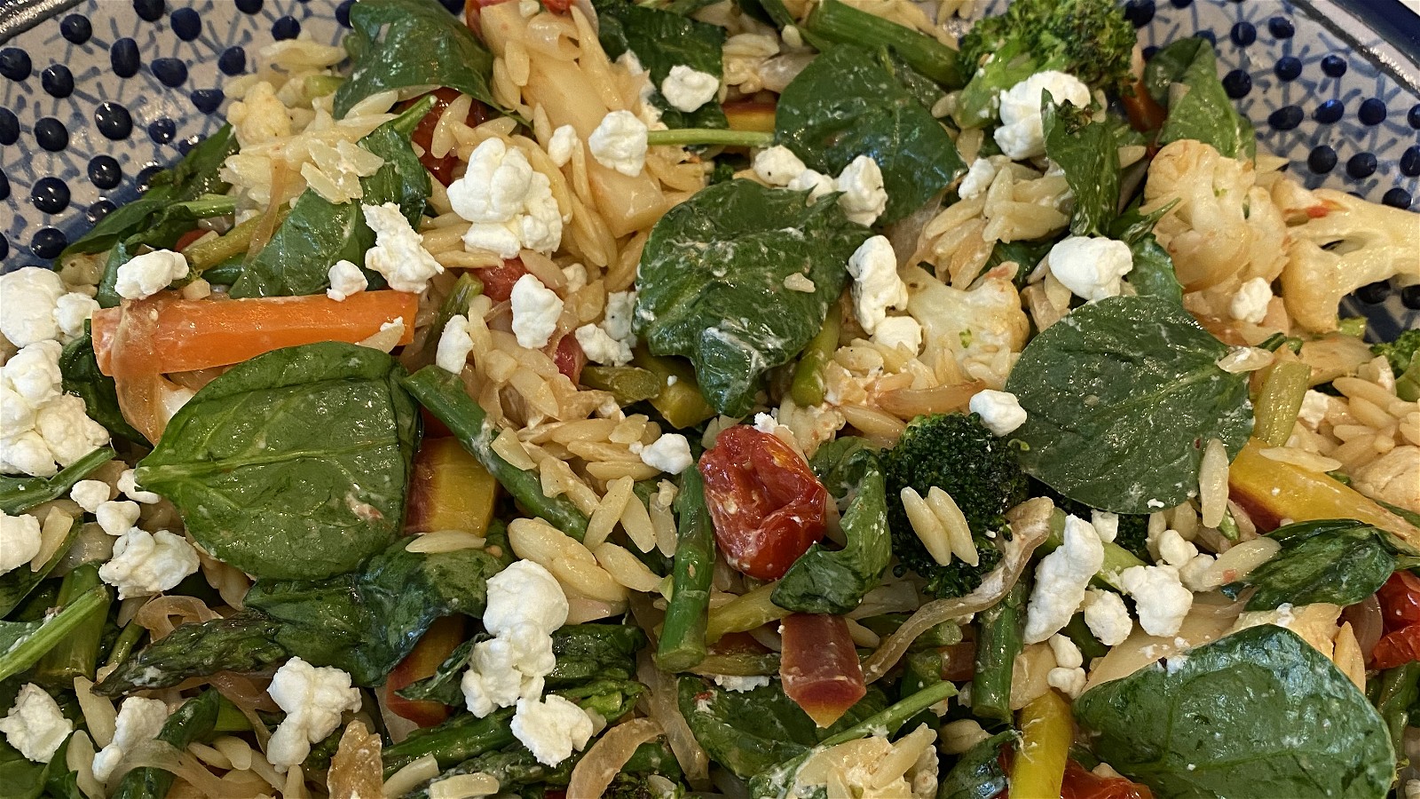 Image of Orzo Agrodolce Vegetables