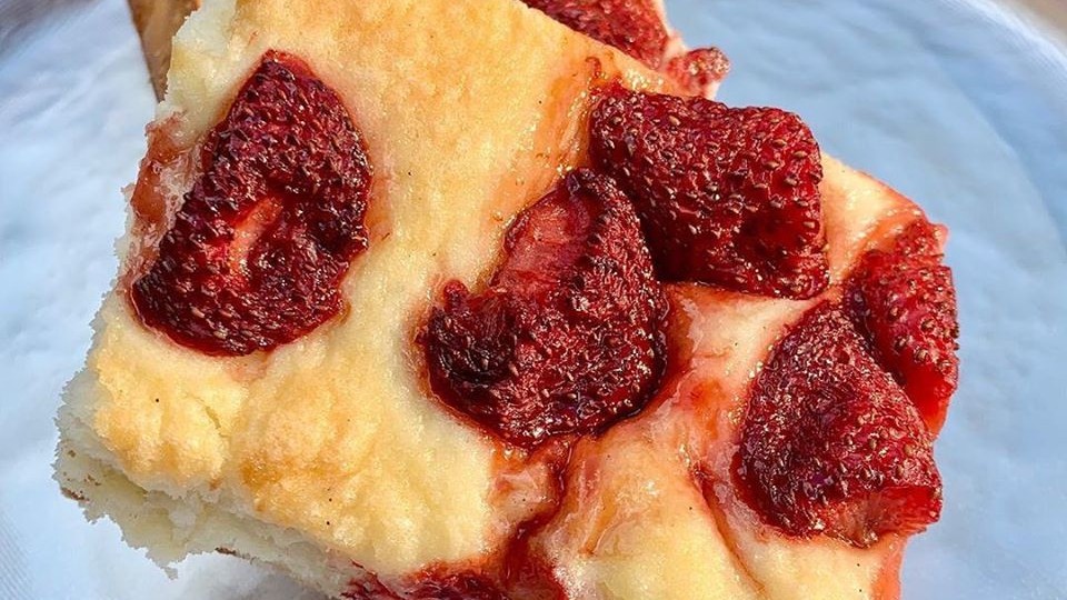 Strawberry Explosion Cake