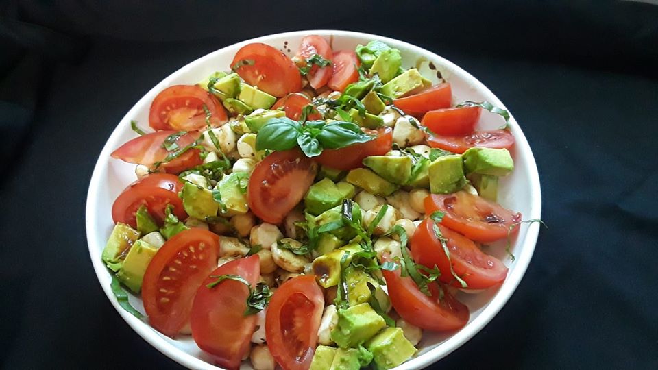 Garbanzo Avocado Caprese