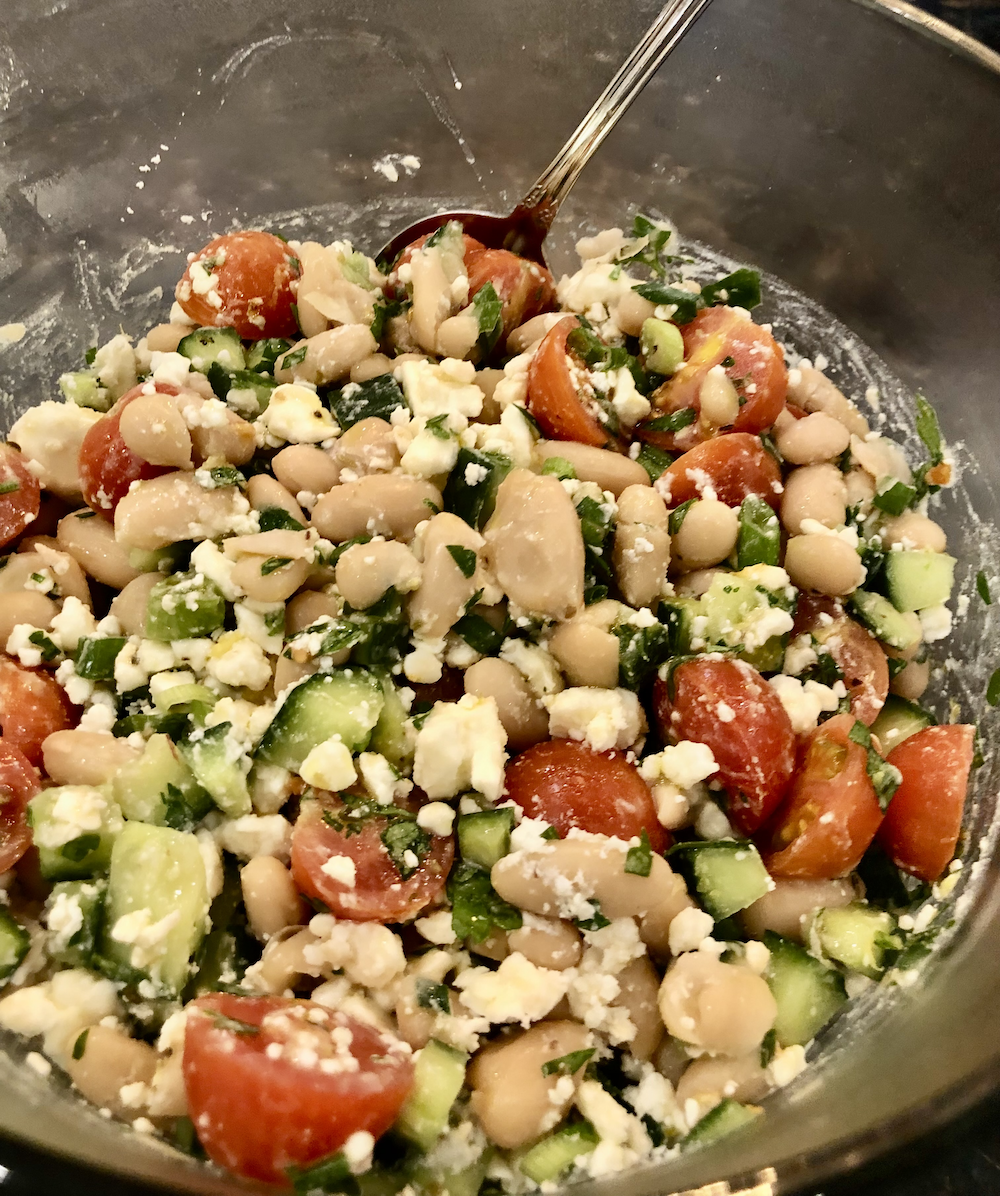 Greek White Bean Salad