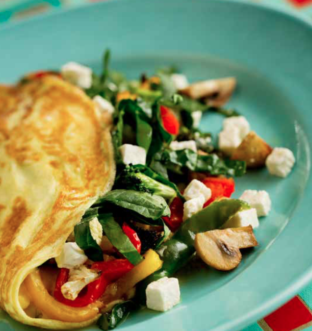 Roasted Vegetable Omelet