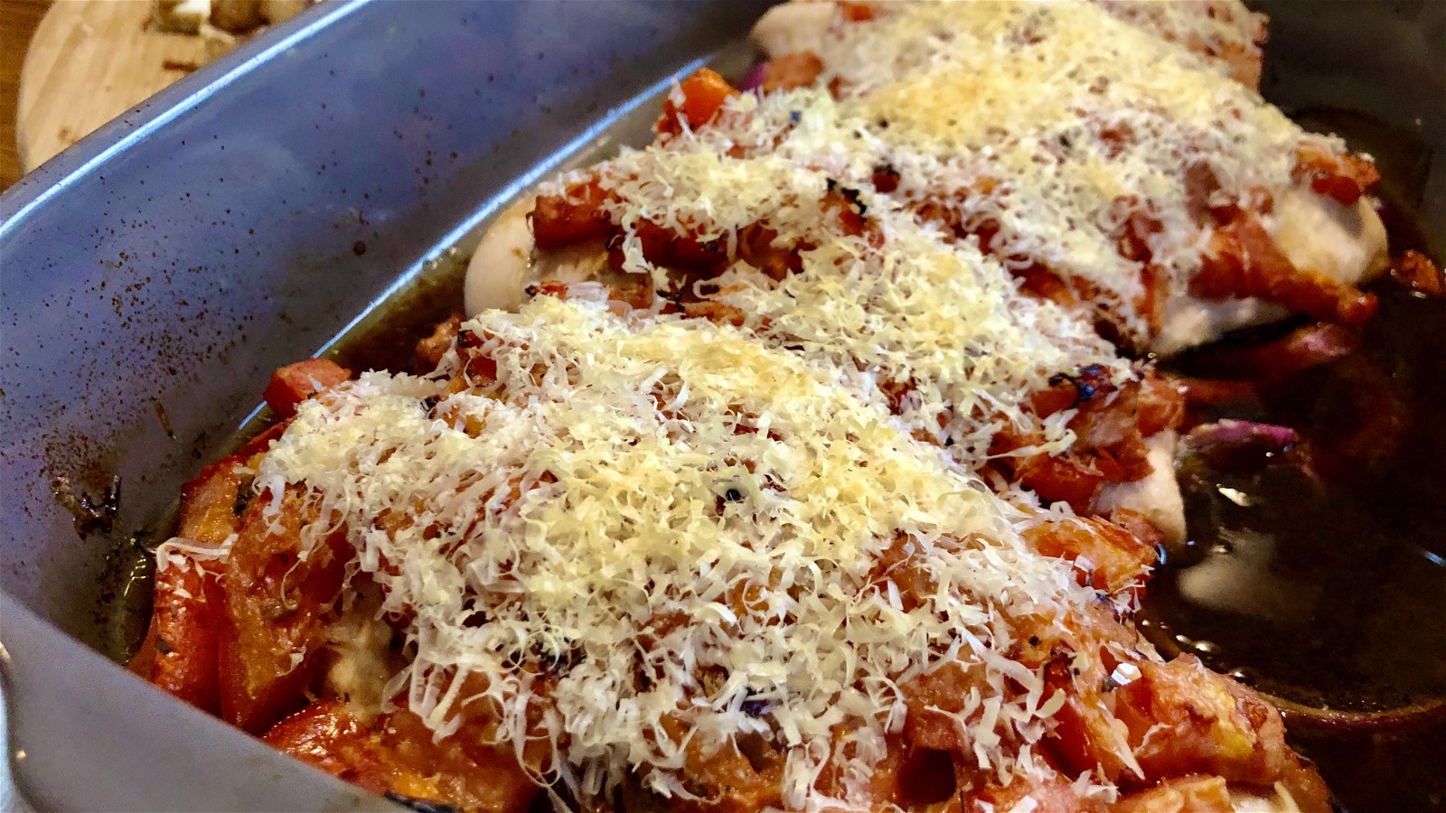 Image of Baked Chicken with Tomatoes