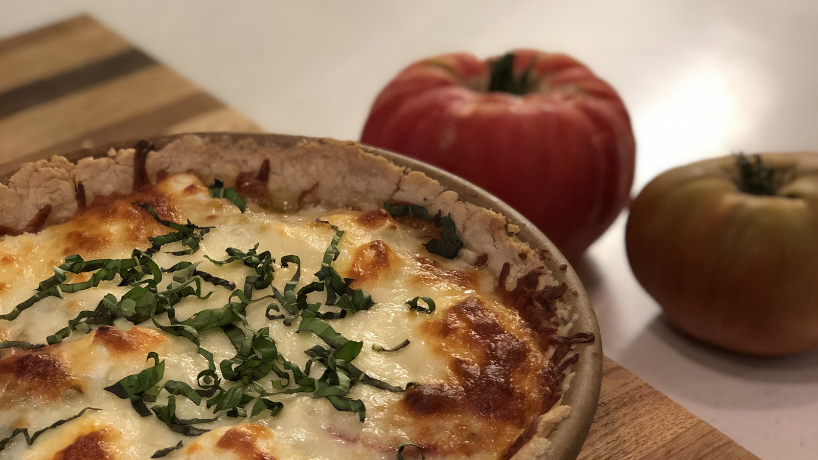 Heirloom Tomato and Goat Cheese Tart