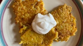 Kohlrabi Pancakes