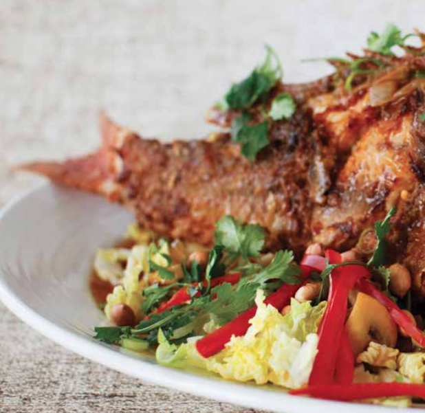 Crispy Pacific Rim Snapper