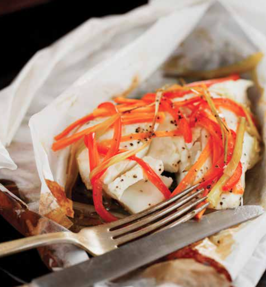 Halibut en Papillote
