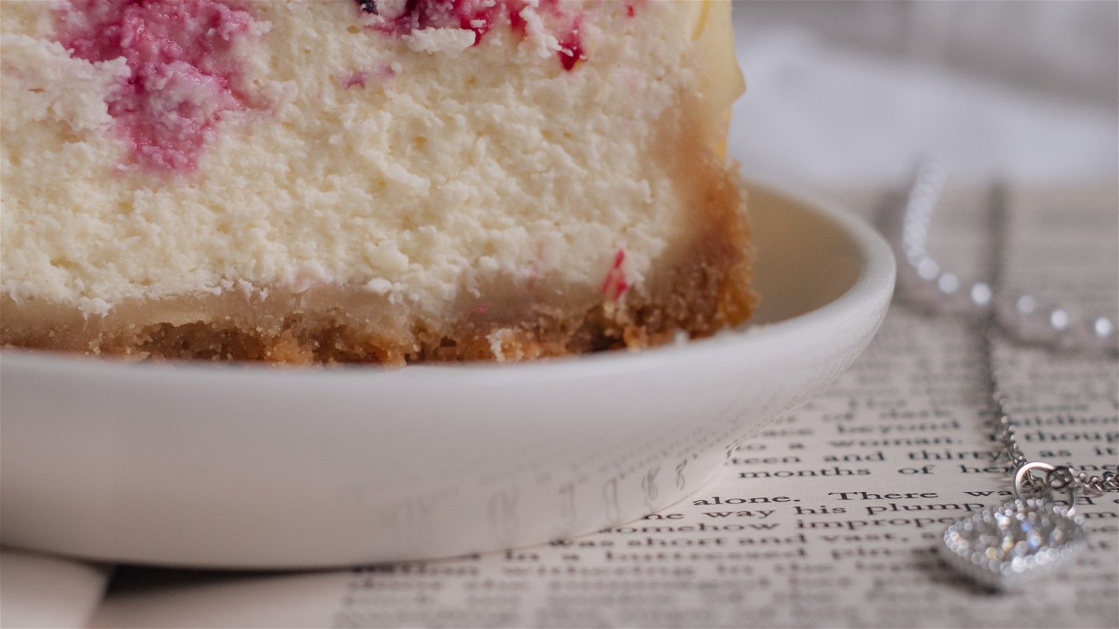 New York Cheesecake with Fruit Compote