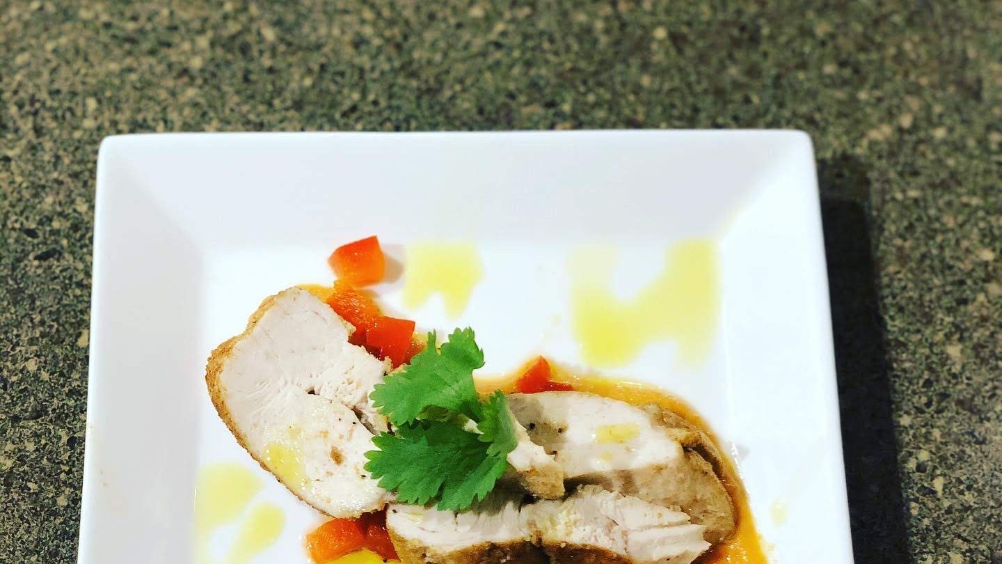 Crispy Cumin Dusted Chicken Breast