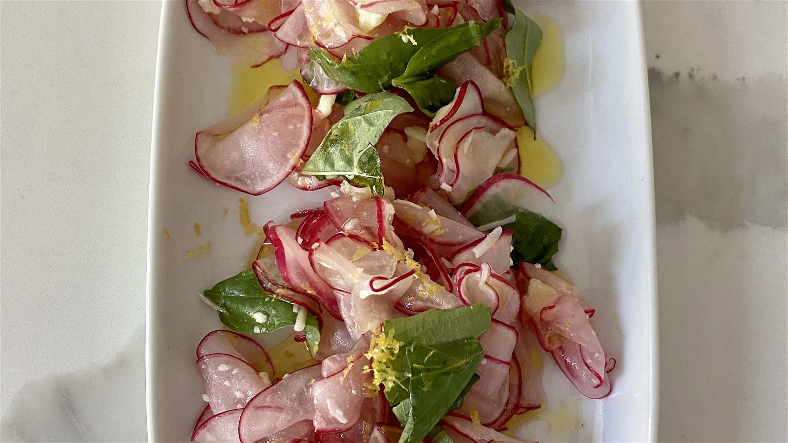 Radish Rainbow Salad