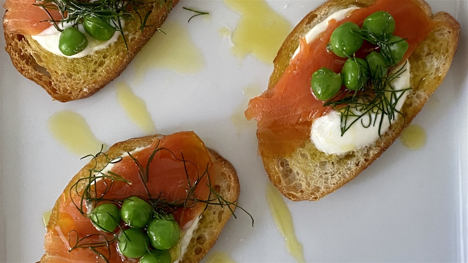 Salmon Crostini
