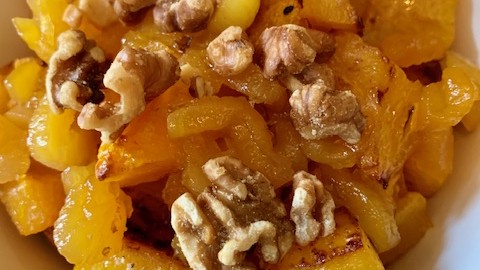 Butternut Squash with Apricot Sauce
