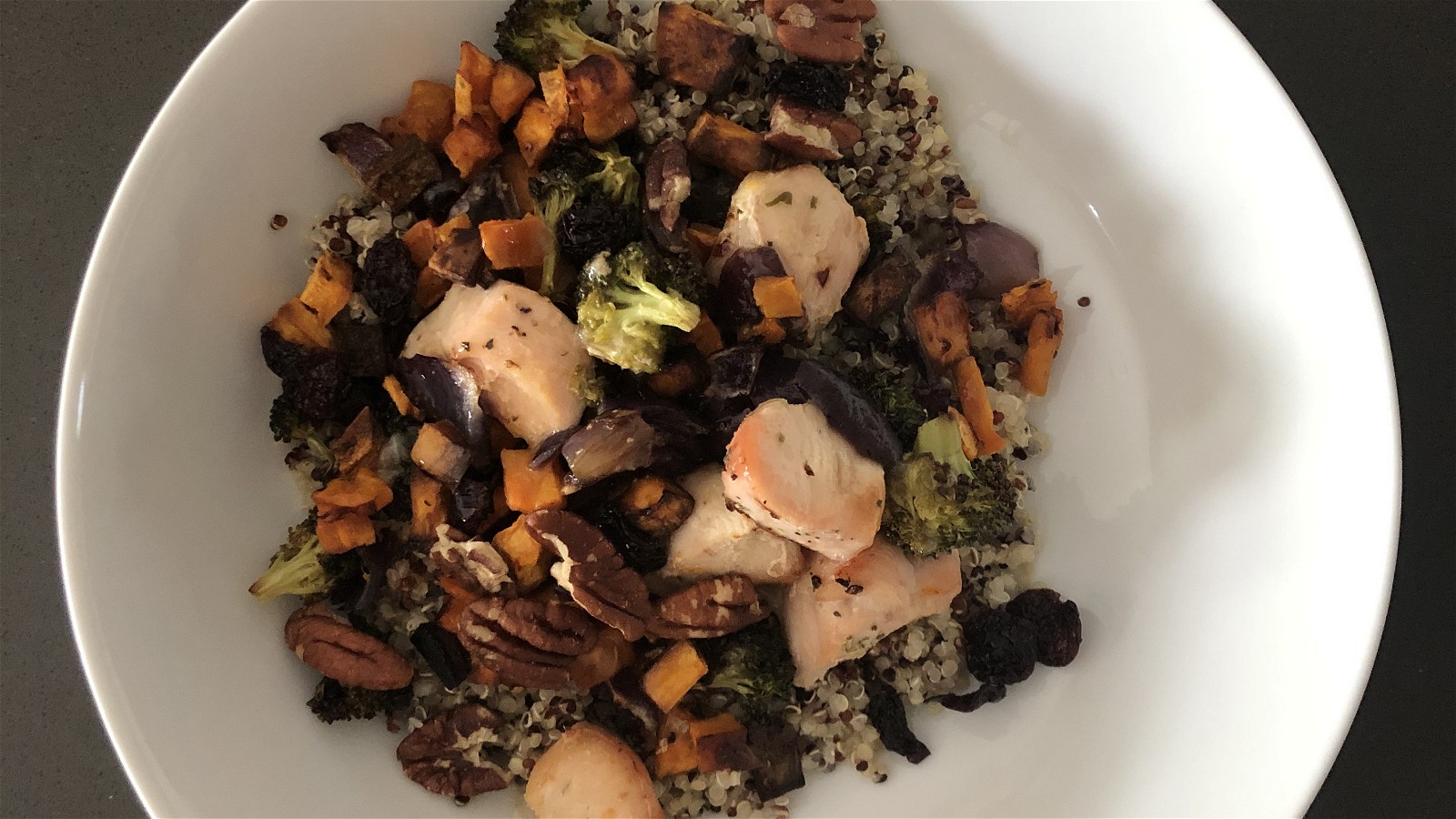 Image of Roasted Chicken, Broccoli and Sweet Potatoes