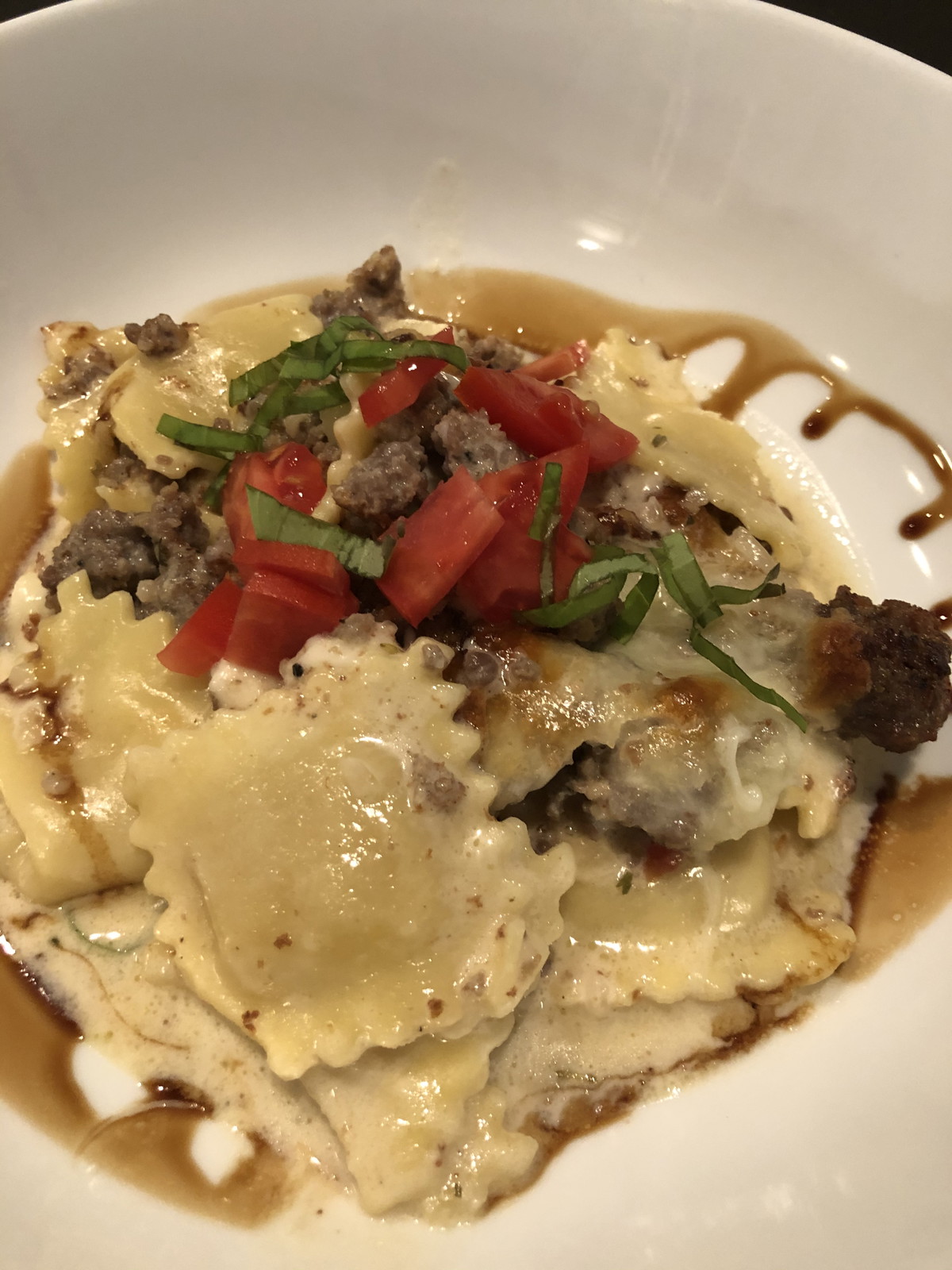 Baked Ravioli Caprese
