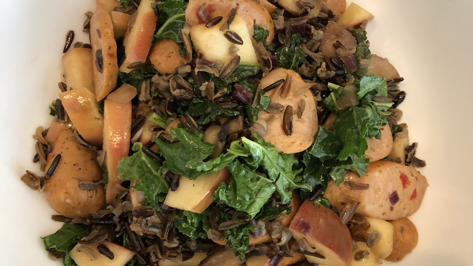Chicken and Wild Rice with Apples