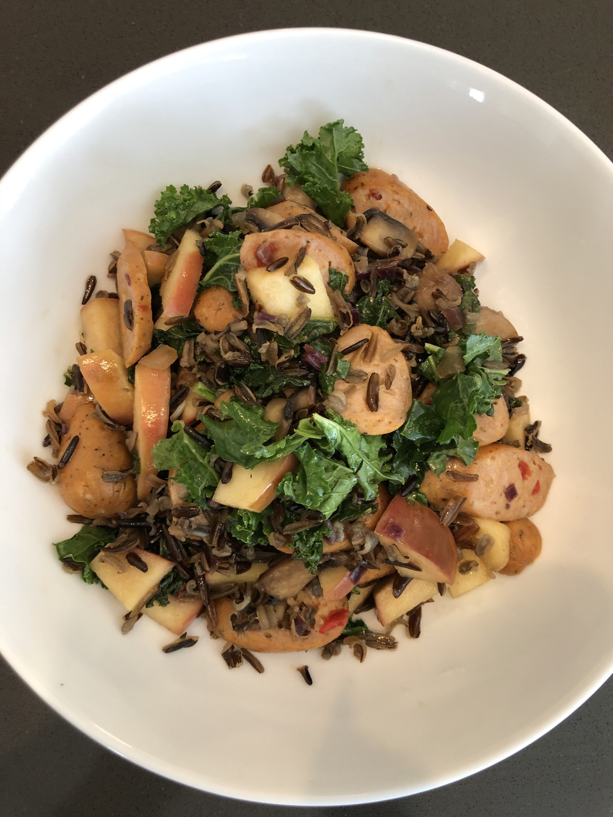 Chicken and Wild Rice with Apples