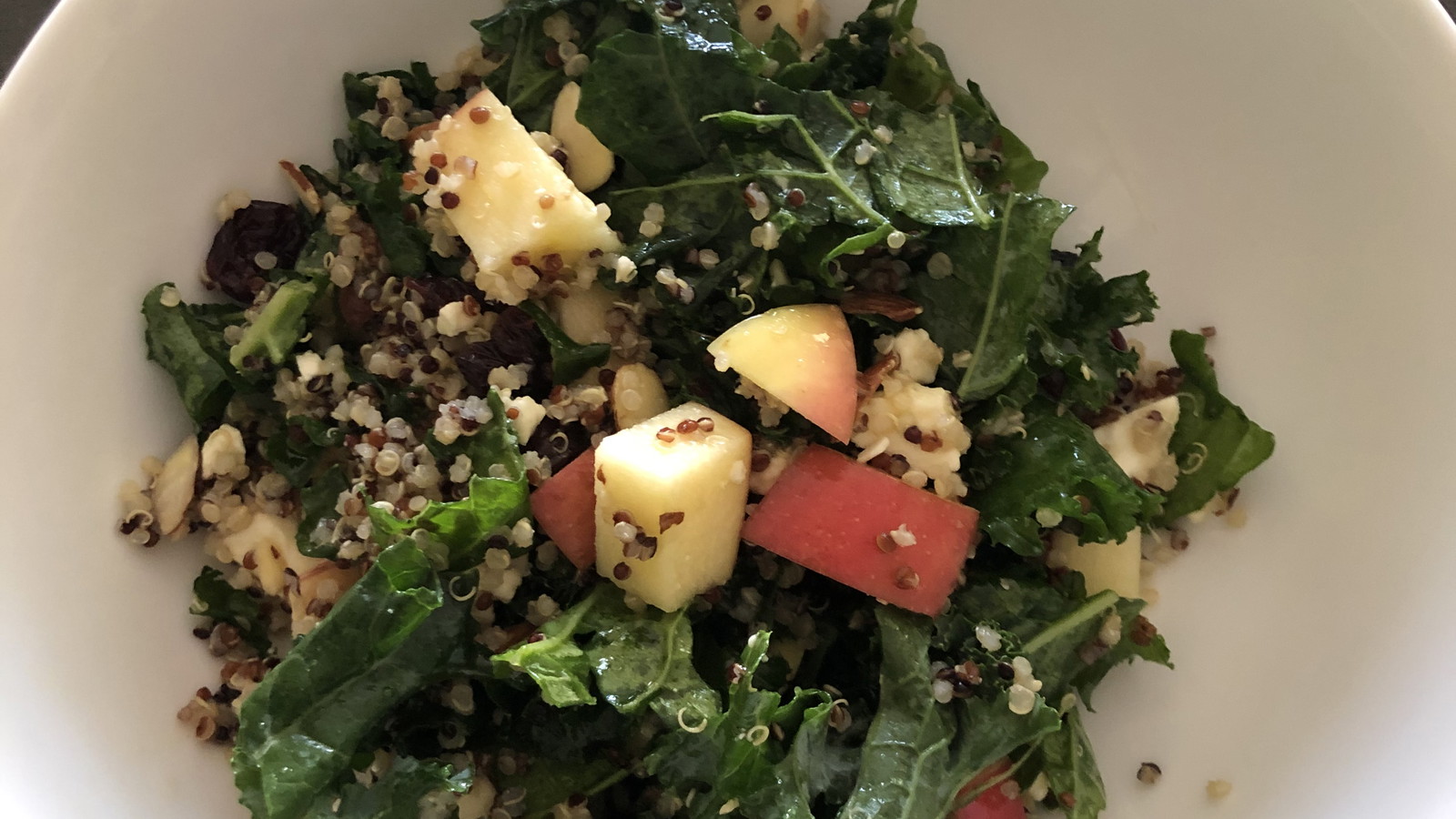 Apple Quinoa Salad with Kale