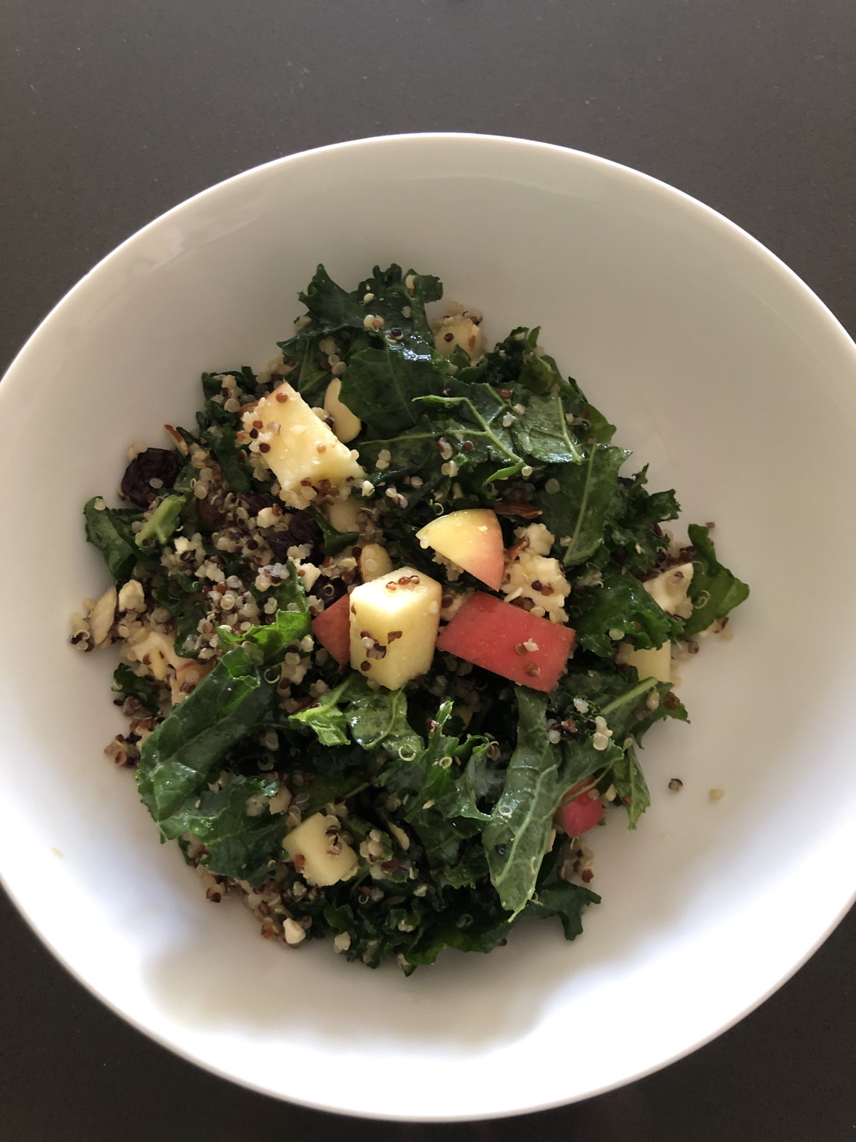 Apple Quinoa Salad with Kale