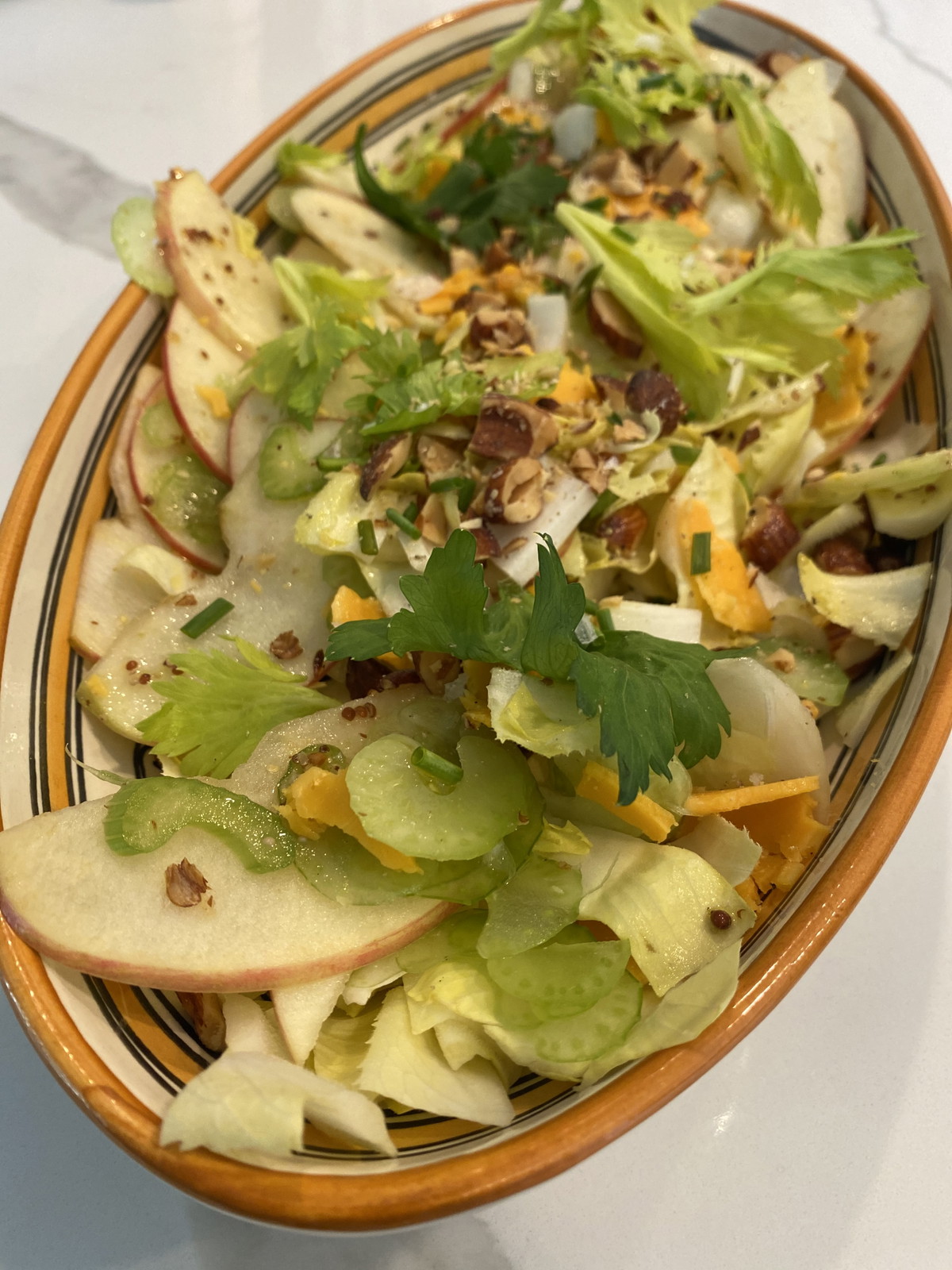 Endive, Apple, and Celery Salad