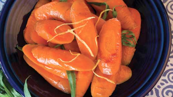 Pomegranate Glazed Carrots