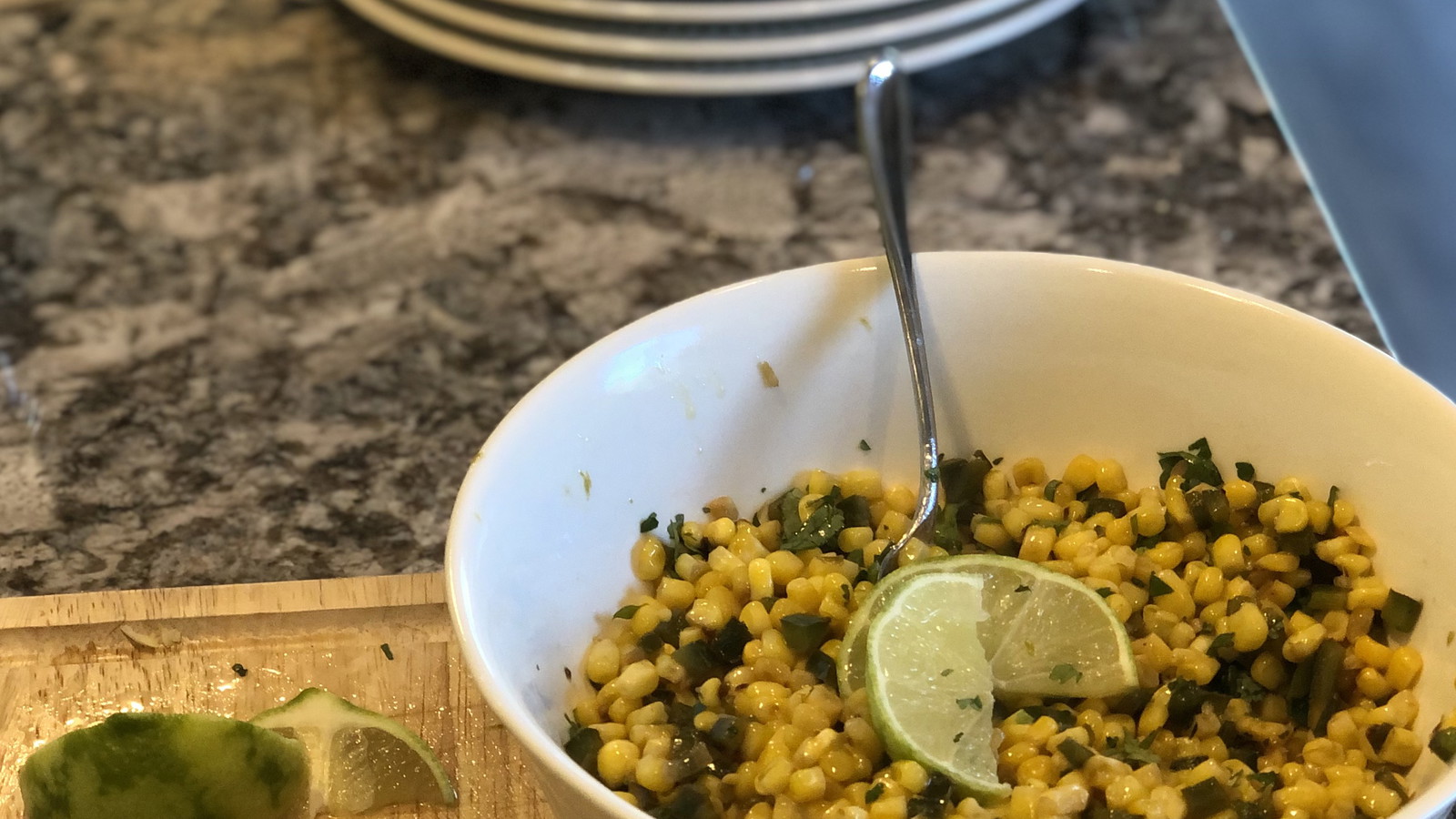 Sautéed Corn with Lime Butter