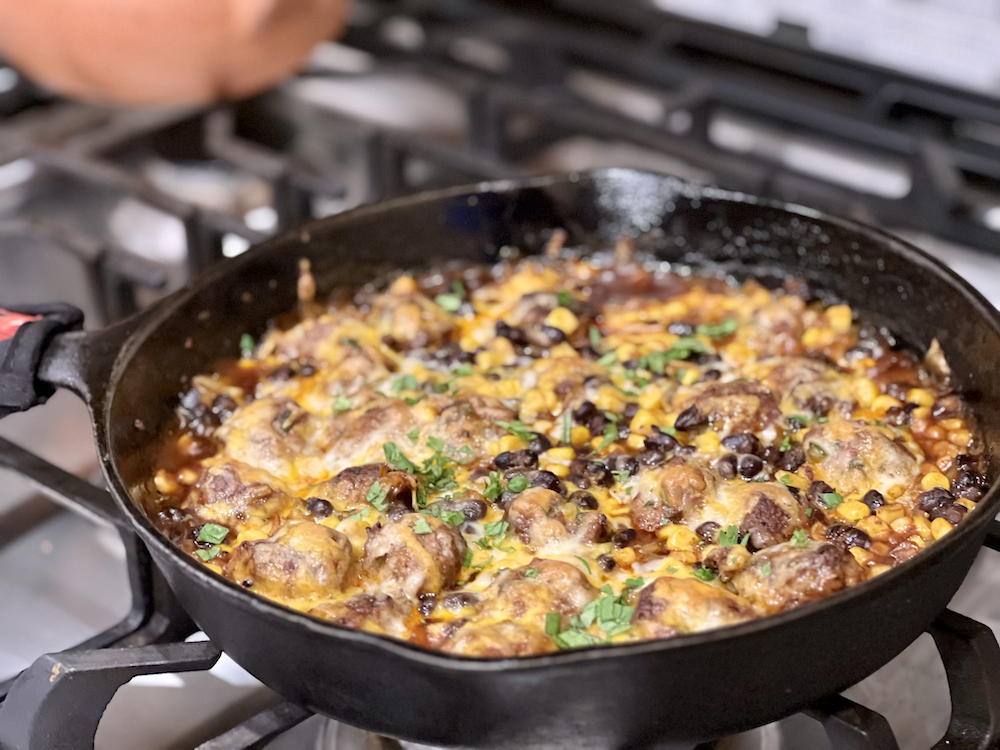 Enchilada Meatballs