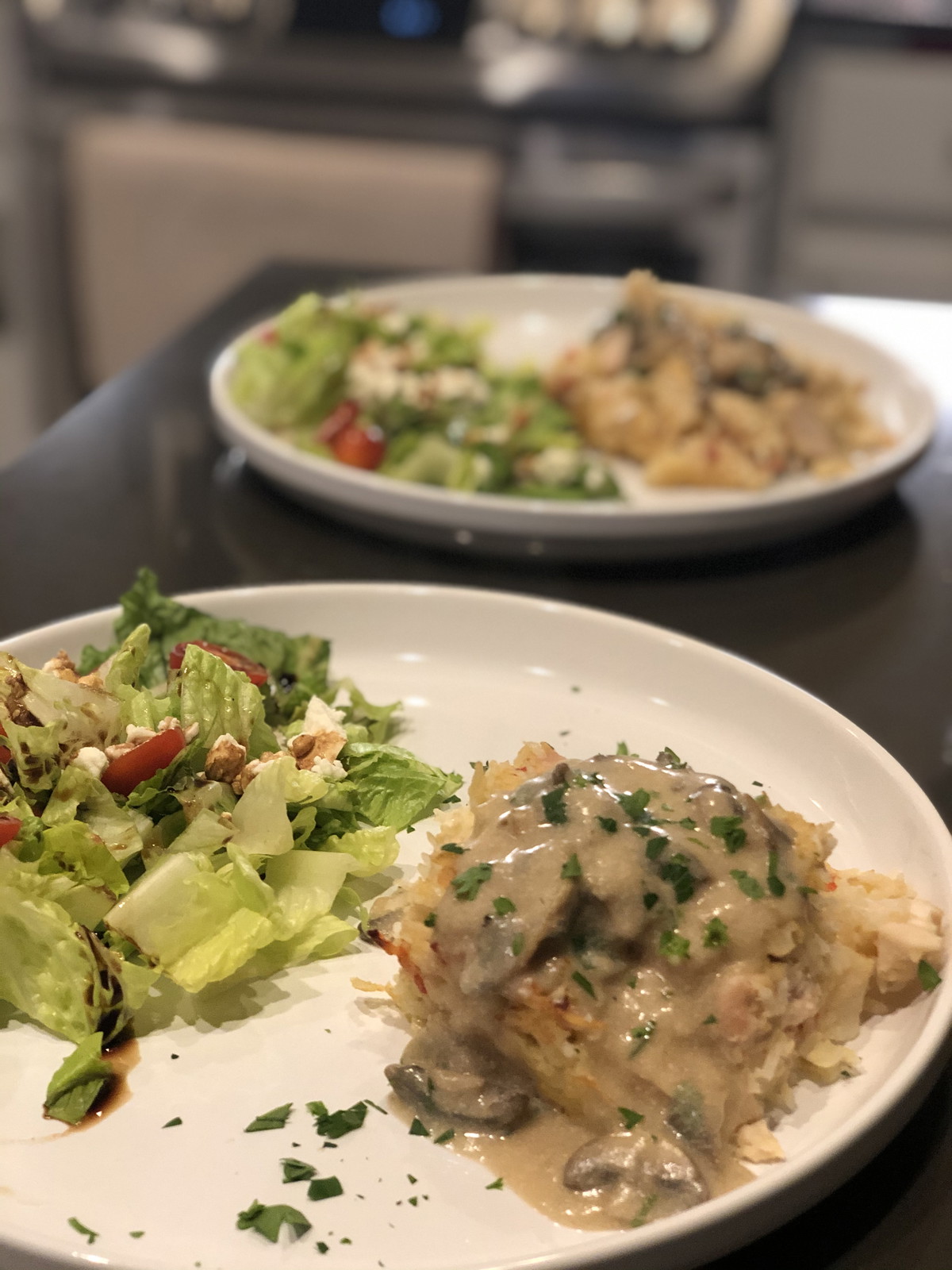Chicken Hot Dish with Mushroom Sauce