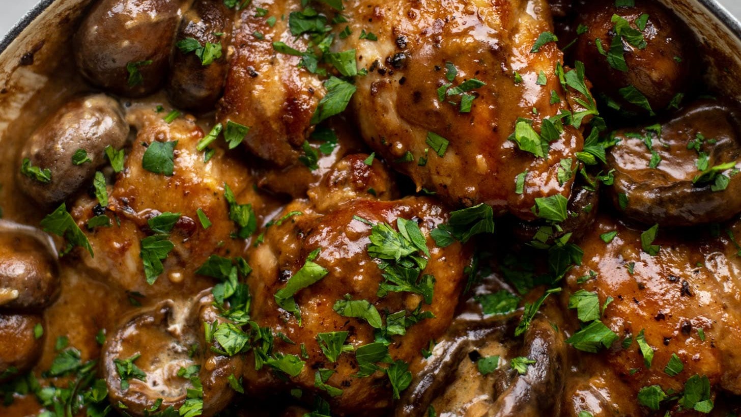 Image of Balsamic Chicken and Mushrooms