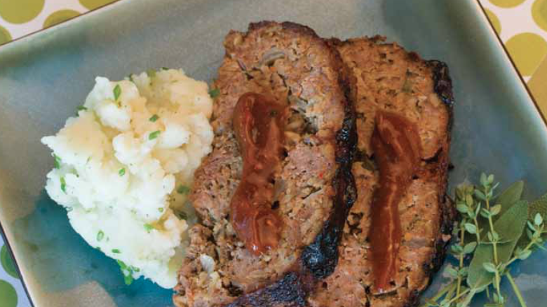 Image of Spiced Meatloaf with Tangy Glaze