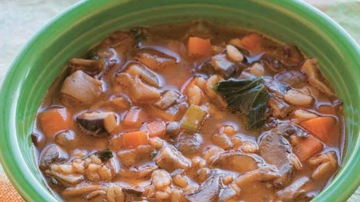 Image of Truffled Mushroom Barley Soup