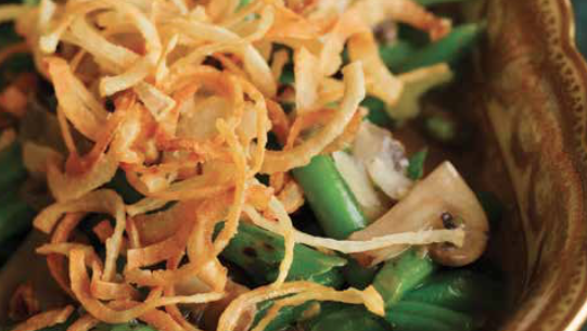 Image of Green Bean Casserole with Sautéed Onions