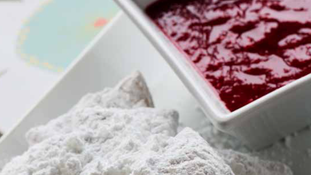 Beignets with Fruit Dipping Sauce