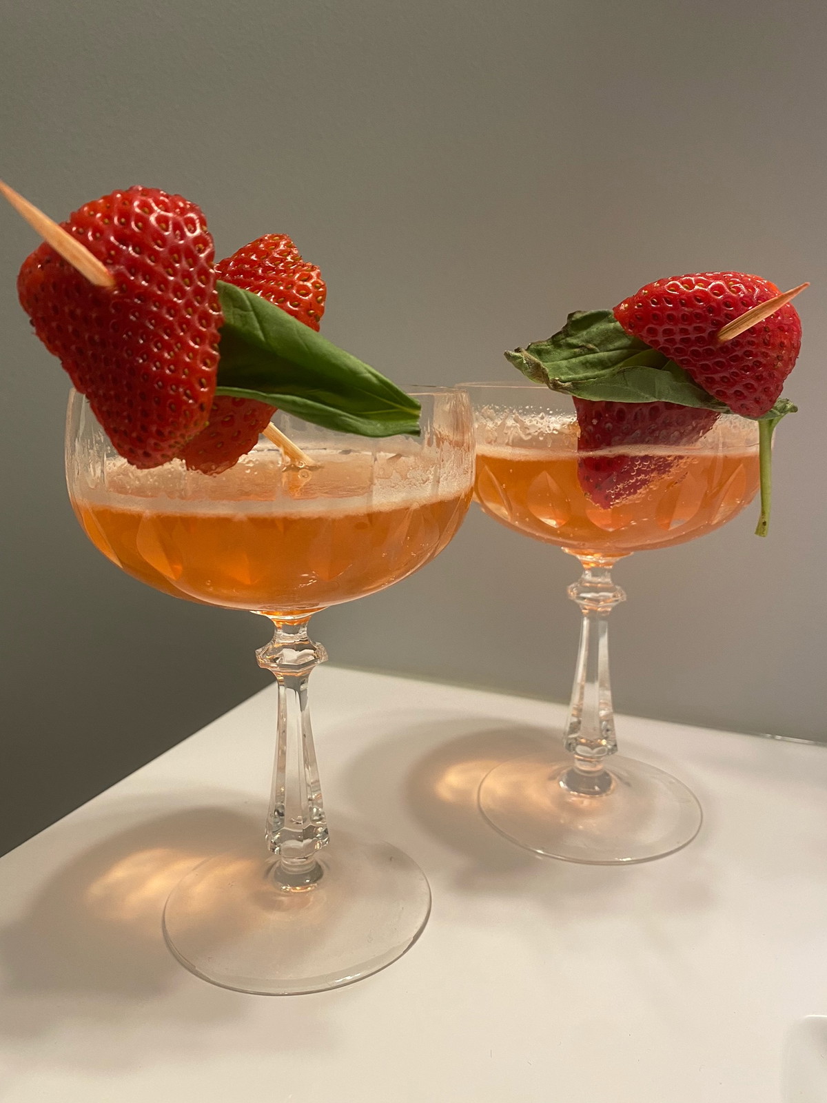 Raspberry Basil Shrub