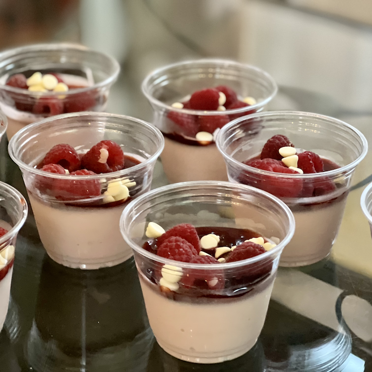 White Chocolate Mousse with Raspberry Sauce – Fustini's Oils