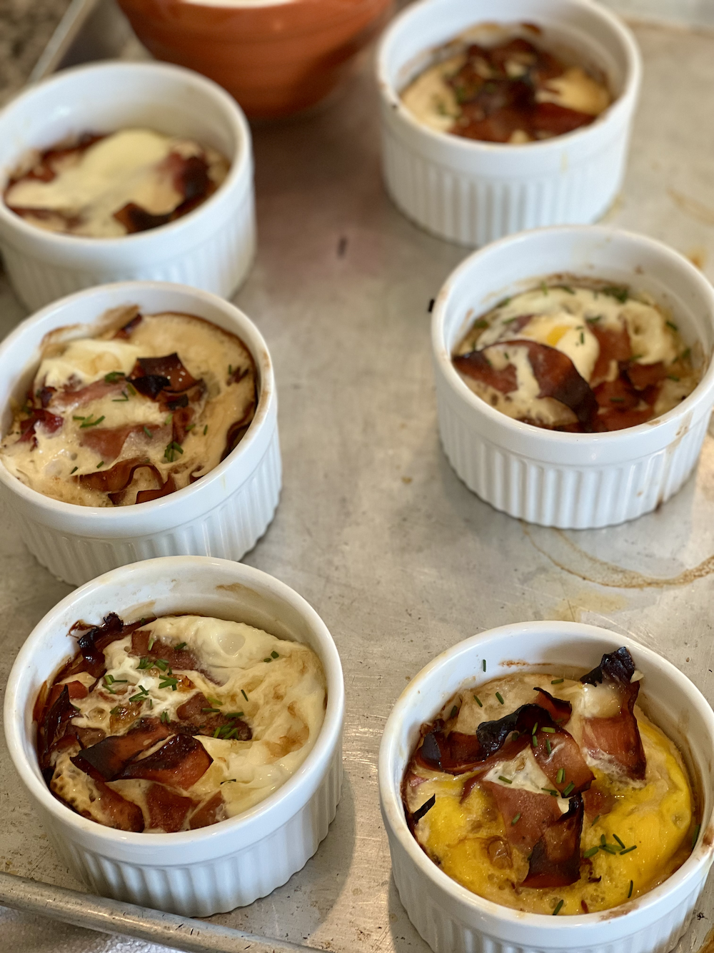 Champagne Eggs and Ham