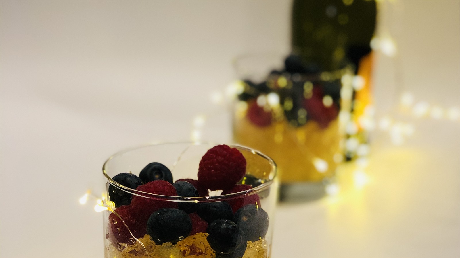 Berries in Champagne Jelly
