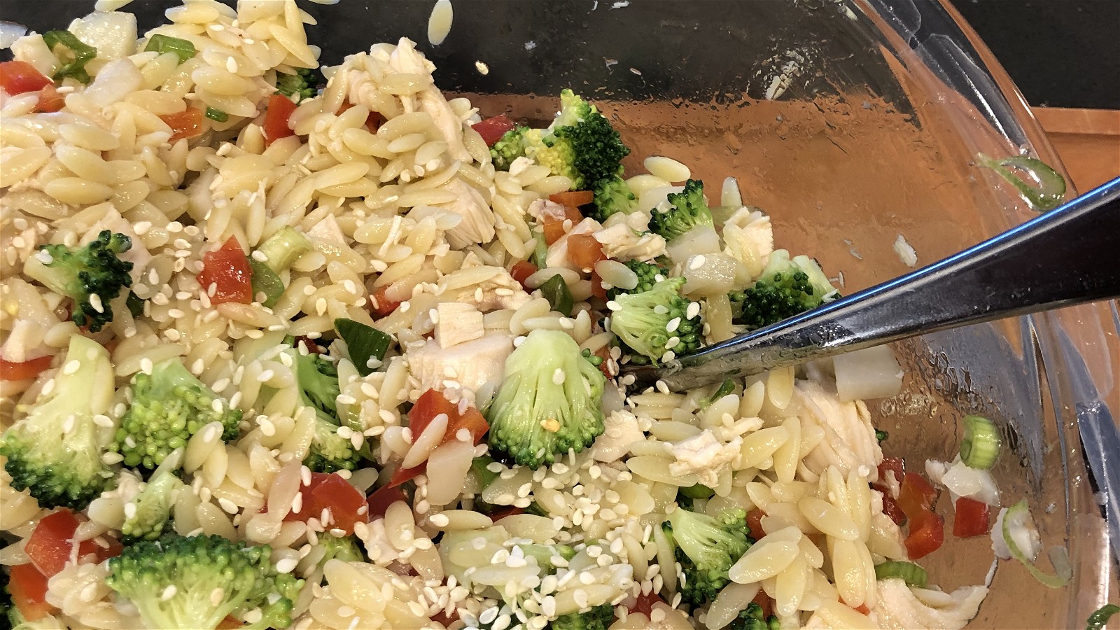 Asian Orzo Salad