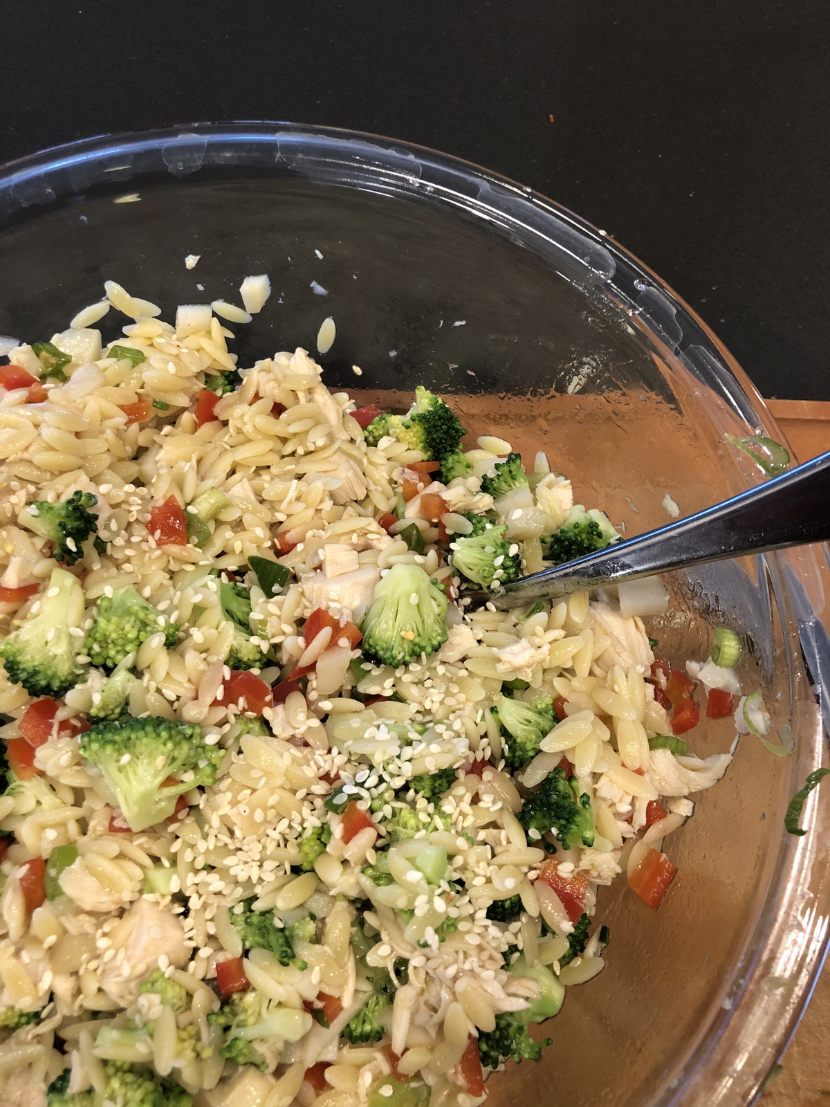 Asian Orzo Salad